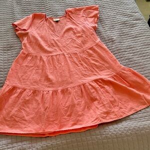 Universal Thread Pink Flutter Sleeve Mini Dress